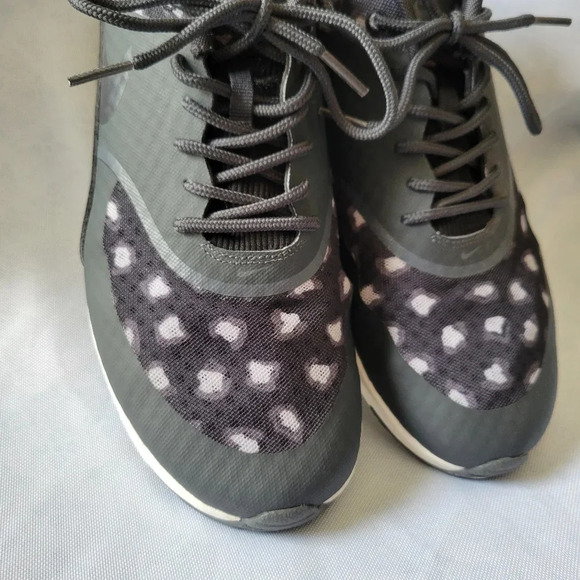 Nike Air Max Thea Black/Gray Leopard Running Walking Sneakers, Women Size 11.5 - Picture 3 of 13